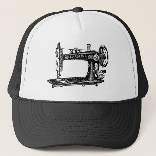 Casquette Machine à coudre vintage (Devant)