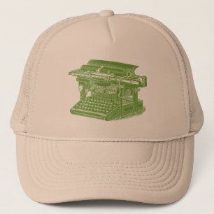 Casquette Machine à écrire vintage