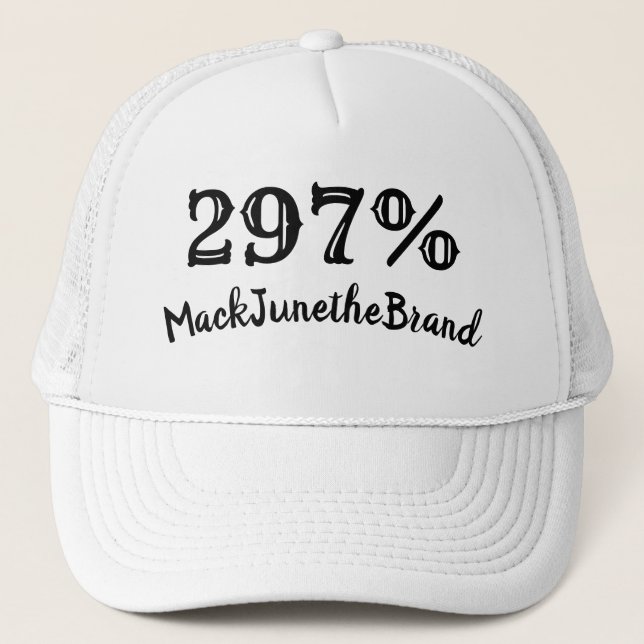 Casquette Mack June the Brand White Trucker cap 297 % (Devant)