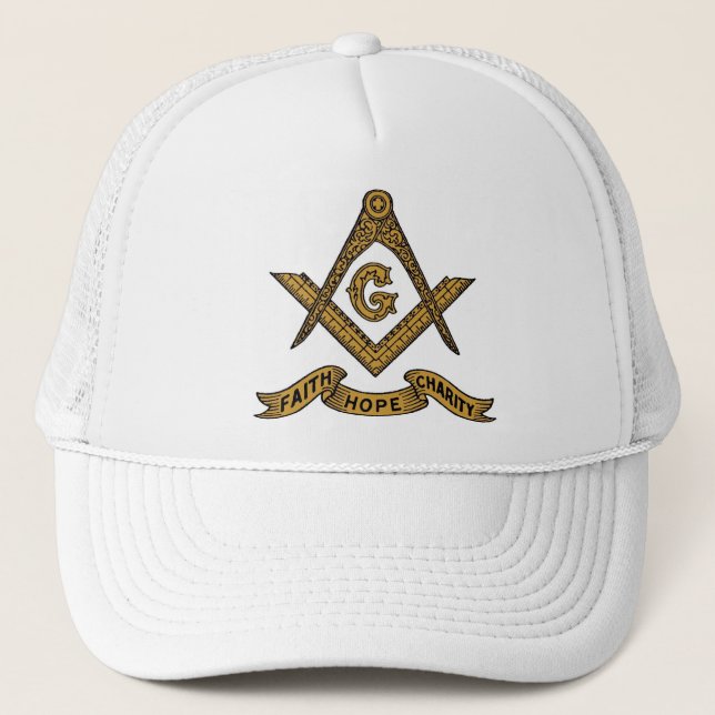 Casquette maçonnique d'emblème (Devant)