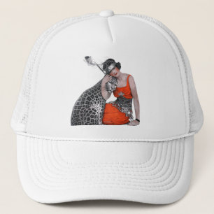 Casquette Madame et léopard