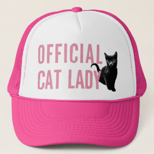 Casquette Madame officielle Hat Pink de chat
