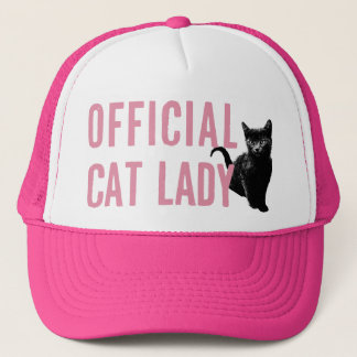 Casquette Madame officielle Hat Pink de chat
