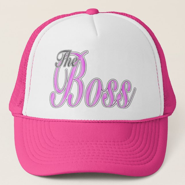 Casquette Madame rose Hat de patron (Devant)