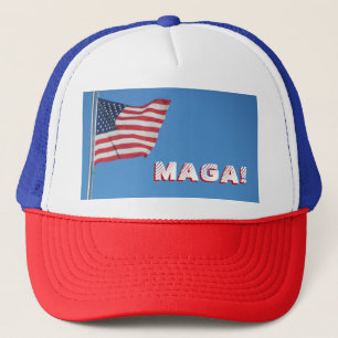Casquette MAGA ! Drapeau américain
