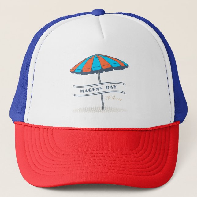 Casquette Magens Bay St Thomas USVI Caribbean Beach Time (Devant)