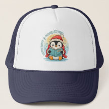 Magical Reading Penguin Foam Trucker Hat