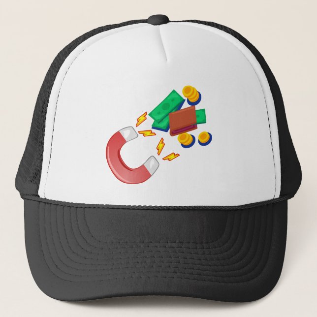 Casquette Magnet d'argent (Devant)