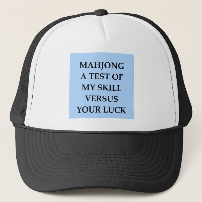 Casquette mahjong (Devant)