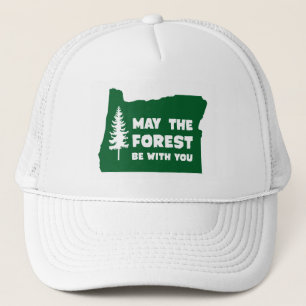 Casquette Mai la forêt soit avec vous l'Orégon