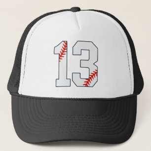 Casquette Maillot de Baseball Numéro 13