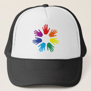 Casquette Main arc-en-ciel