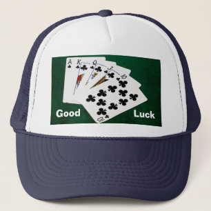 Casquette Mains de poker - Brosse royale - Costume de clubs
