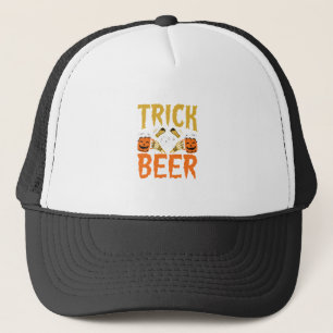 Casquette Mains de squelette de bière ou farce d'Halloween
