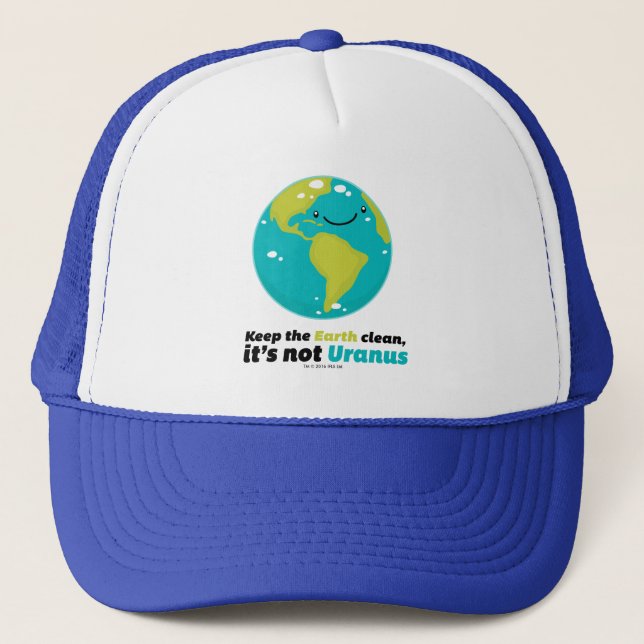 Casquette Maintenez la terre propre (Devant)