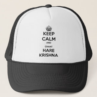 Casquette Maintenez les lièvres Krishna calmes et de chant