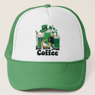 Casquette Mais le premier café irlandais : une fête de la St