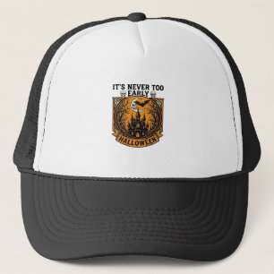 Casquette Maison Hantée Halloween Pas Trop Tôt Lune Chauve-S
