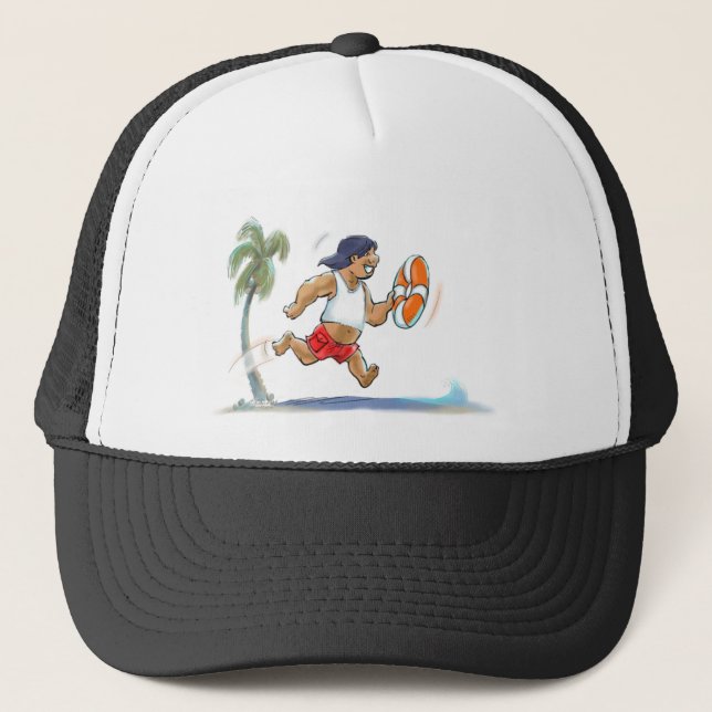 Casquette maître nageur hawaïen (Devant)