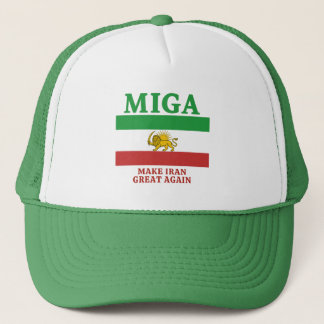 Casquette Make Iran Great Again' (MIGA) hat