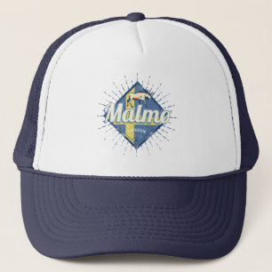 Casquette Malmo Suède Drapeau Vintage Moose Souvenir