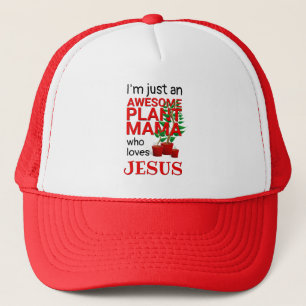 Casquette MAMA, PLANTE INCONTOURNABLE, AIME JÉSUS Baseball