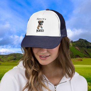 Casquette Maman Boxer Brun personnalisable mignon