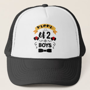 Casquette Maman De 2 Garçons Moms Don De Son Fils Mothers Da