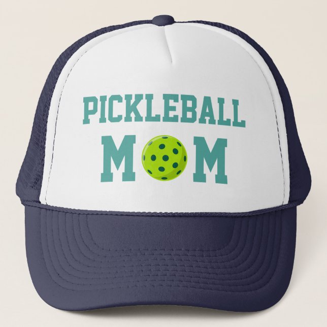 Casquette Maman Pickleball mignonne (Devant)
