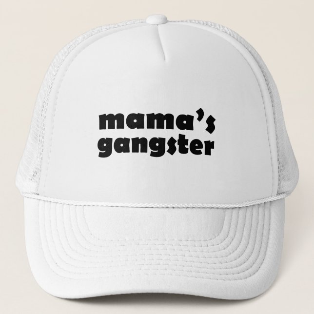Casquette Mamas gangster drôle design (Devant)
