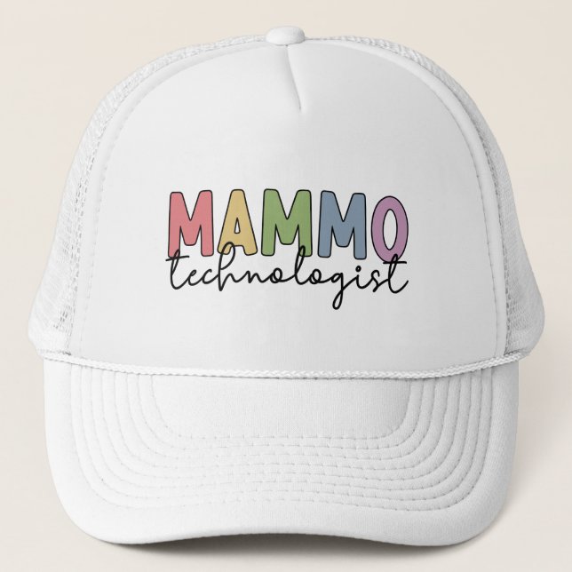 Casquette Mammo Technologue Mammographie Technicien Cadeau (Devant)