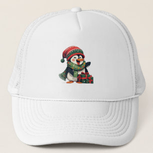 Casquette Manchot adorable habillé pour Noël