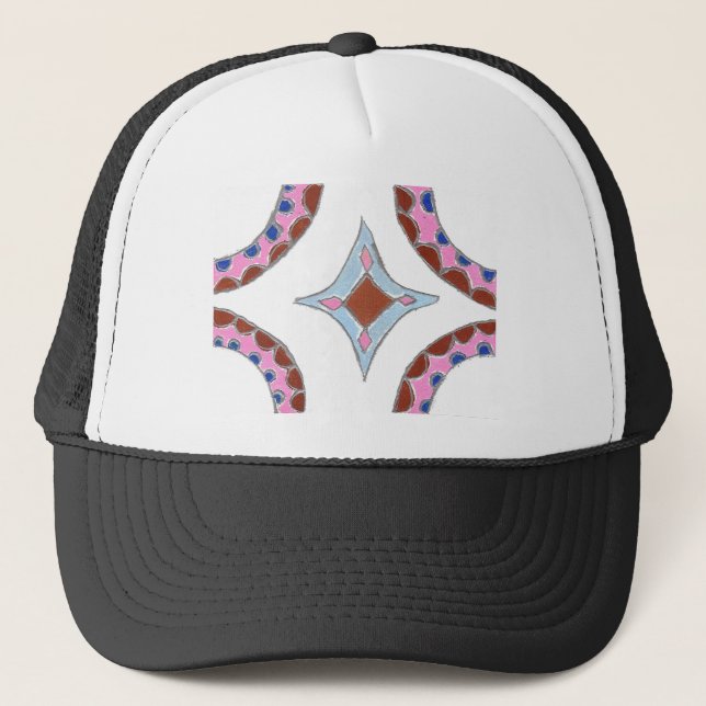 Casquette Mandala Oil Peinture Art Imprimer (Devant)