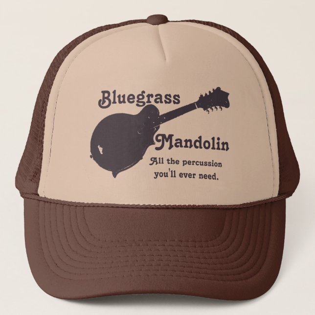 Casquette Mandoline de Bluegrass - toute la percussion que (Devant)