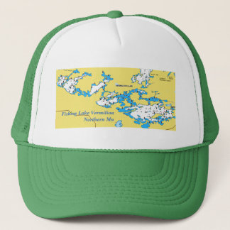 Casquette Manganèse du nord de carte vermillonne de pêche de