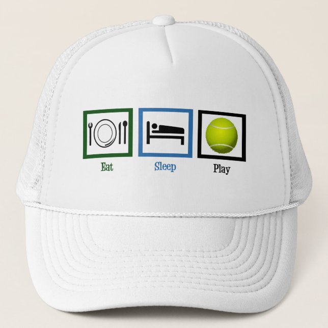 Casquette Mange Sleep Play Tennis (Devant)