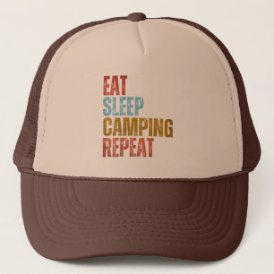 CASQUETTE MANGER DORMIR CAMPING RÉPÉTER 