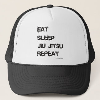 Casquette Mangez la répétition de Jiu Jitsu de sommeil