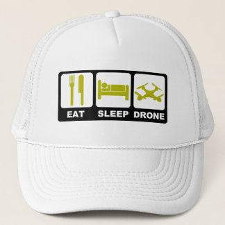 Casquette MANGEZ le blanc de BOURDON de SOMMEIL