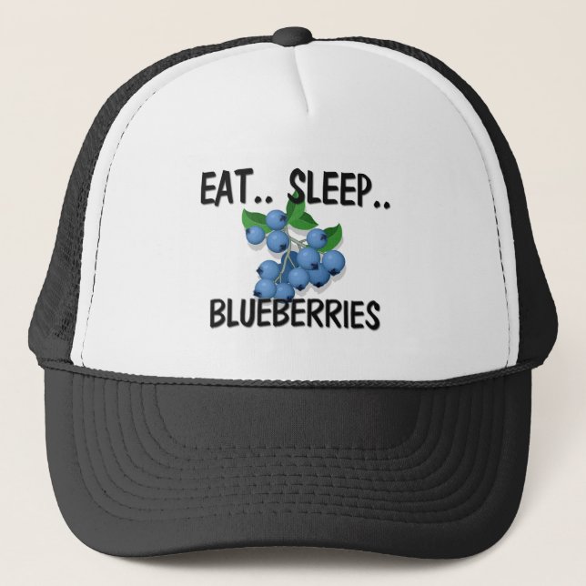 Casquette Mangez les MYRTILLES de sommeil (Devant)