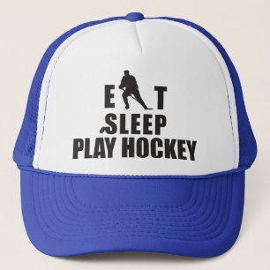 Casquette Mangez l'hockey de jeu de sommeil