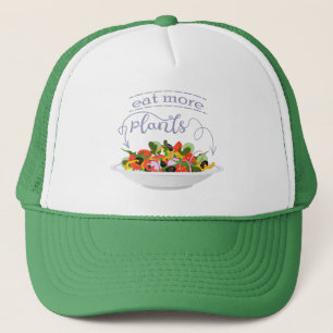 Casquette Mangez plus de plantes frais motivation salade let