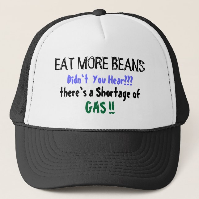 Casquette MANGEZ PLUS D'HARICOTS, le ` t de Didn que vous (Devant)