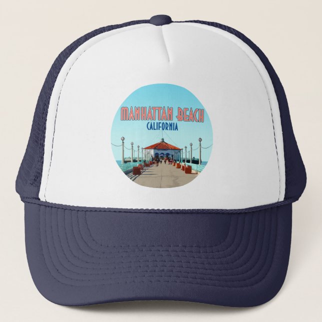 Casquette Manhattan Beach Pier Los Angeles Californie (Devant)