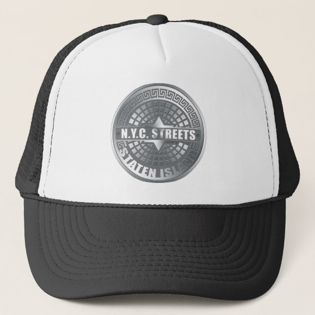 Casquette Manhole Staten Island Grey (Devant)