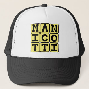 Casquette Manicotti, plat de pâtes au fromage