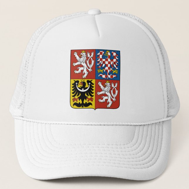 Casquette Manteau de République Tchèque des bras CZ (Devant)