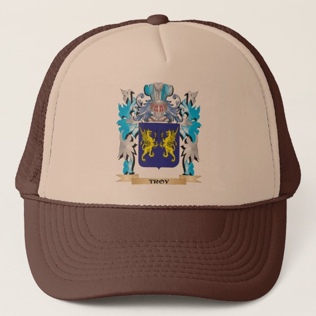 Casquette Manteau des bras de troy - crête de famille (Devant)