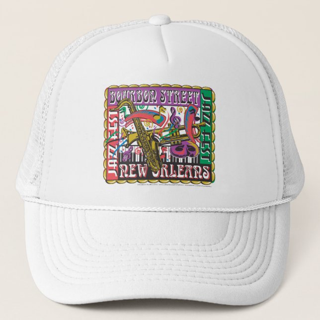 Casquette Mardi Gras de la Nouvelle-Orléans (Devant)