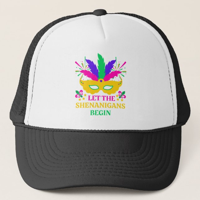Casquette Mardi Gras Festival Laisser Les Shenganins Commenc (Devant)